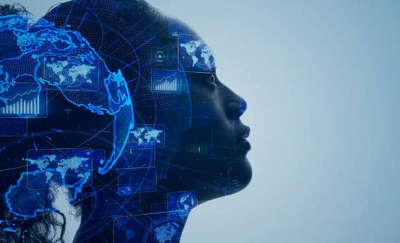 AI (Artificial Intelligence) concept design