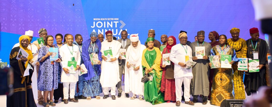 The Ministers and Stakeholders during the launch of the Action plans, Reports and Products.